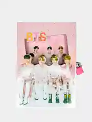 Синий блокнот k-pop BTS в подарочной коробке с замком