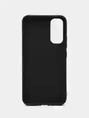Угольный чехол для Samsung Galaxy A34, Самсунг Галакси А34, силиконовый, матовый, черный