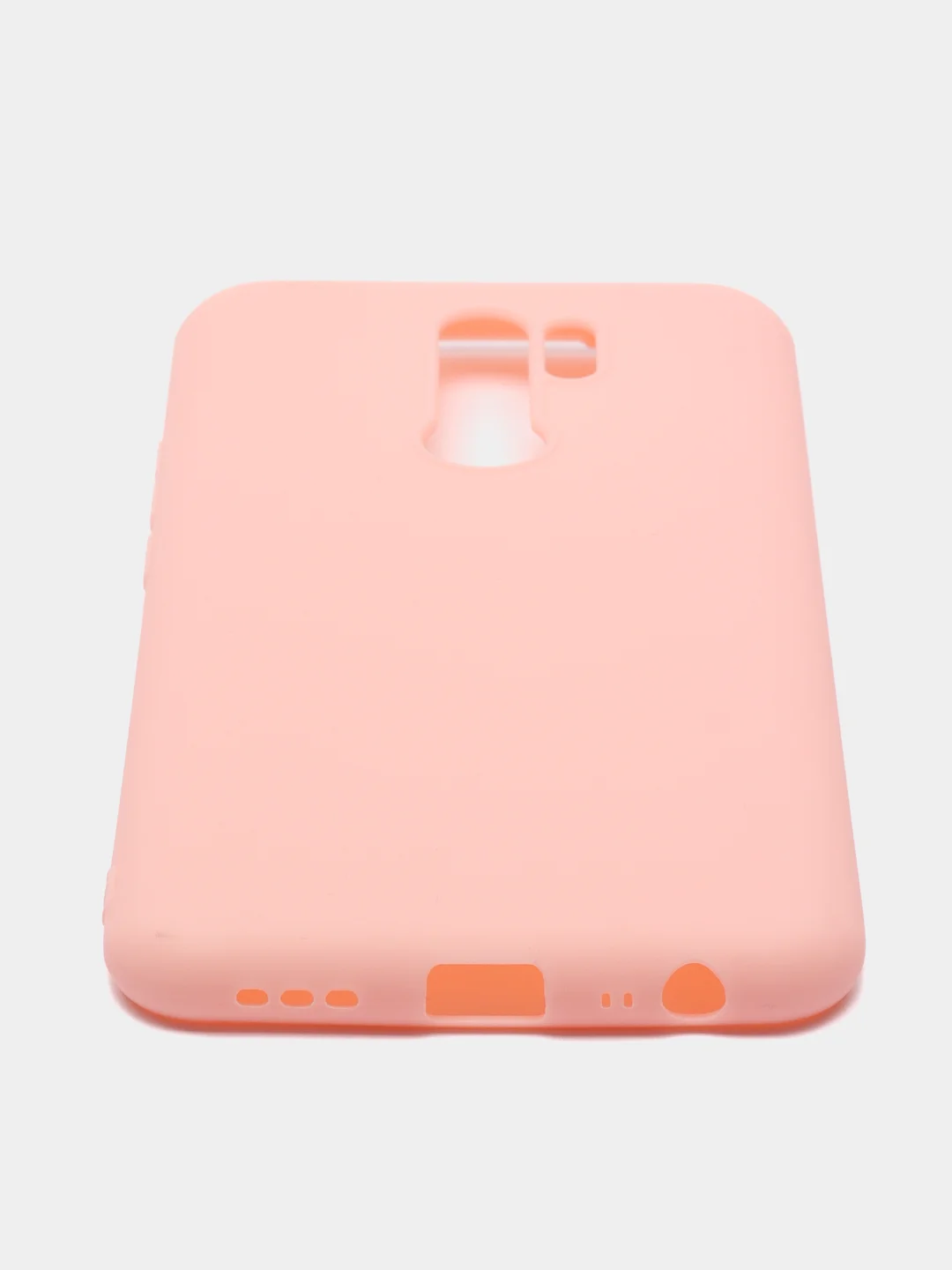 Пудровый xiaomi Redmi 9, Сяоми Редми 9 чехол силиконовый цветной матовый