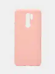 Пудровый xiaomi Redmi 9, Сяоми Редми 9 чехол силиконовый цветной матовый