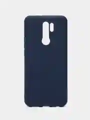 Синий меланж xiaomi Redmi 9, Сяоми Редми 9 чехол силиконовый цветной матовый