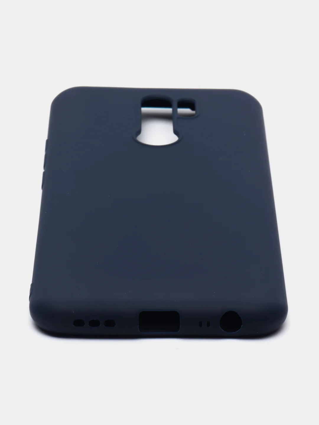 Синий меланж xiaomi Redmi 9, Сяоми Редми 9 чехол силиконовый цветной матовый