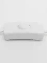 Белый кабель удлинитель USB с выключателем, 2 А, 0.3 м