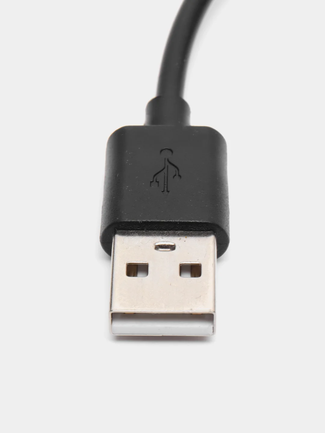 Белый кабель удлинитель USB с выключателем, 2 А, 0.3 м