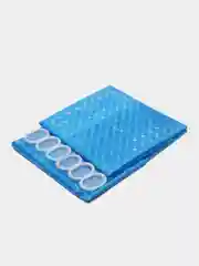 Лазурный штора для ванной комнаты 3D