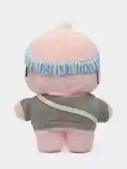 Розовый мягкая утиная игрушка Mimis Lalafanfan, с розовыми щёчками