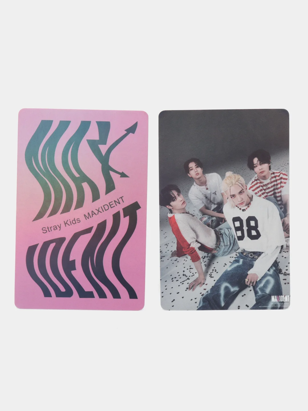 Розовый карточки kpop Stray Kids,  Стрей Кидс, 55 штук