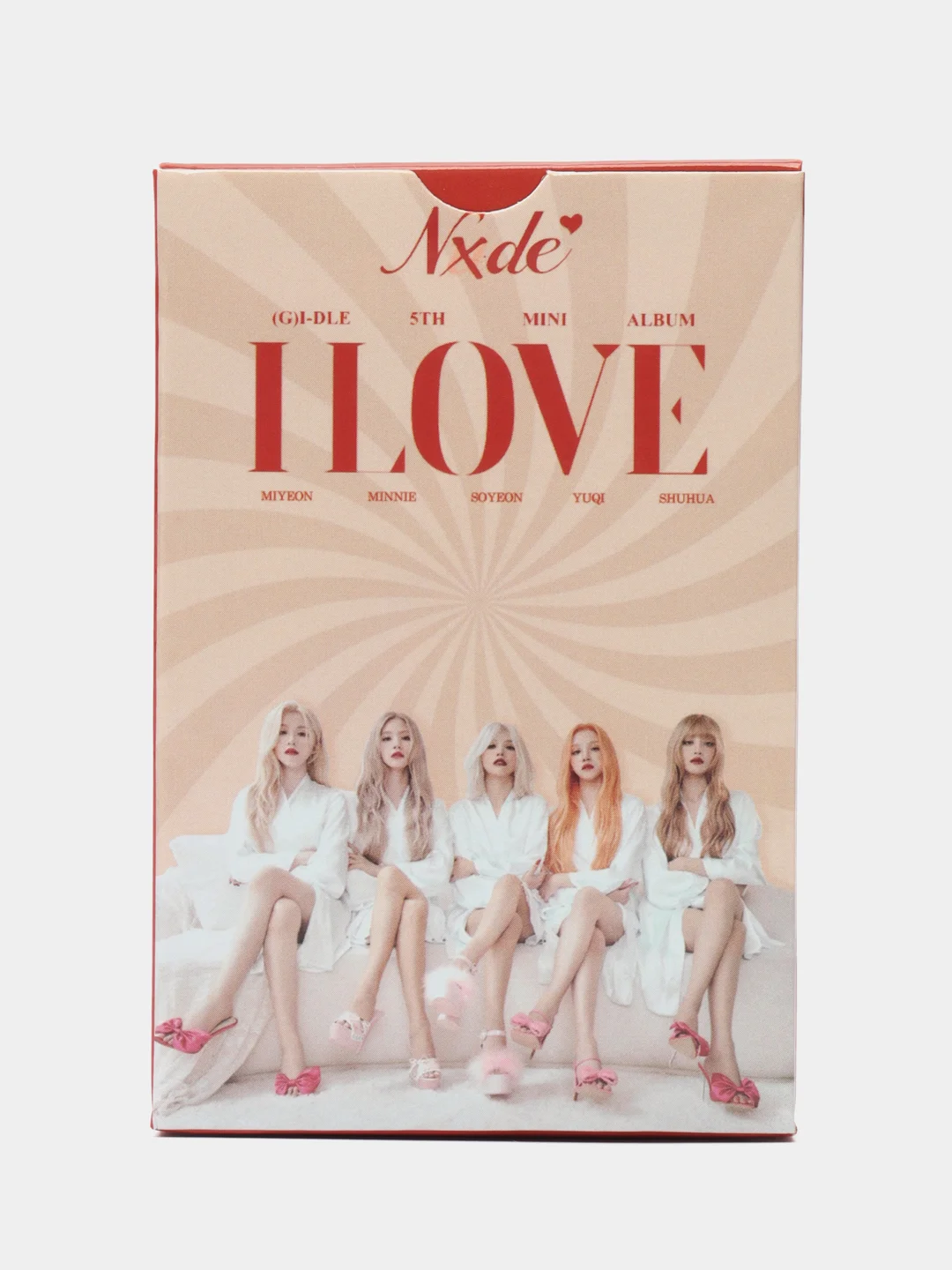 Бордовый карточки kpop, 55 штуки, карточки K-POP, коллекционные, (G)I-DLE