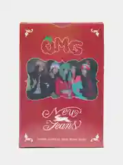 Бордовый карточки женской kpop группы NewJeans, 55 штук
