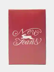 Бордовый карточки женской kpop группы NewJeans, 55 штук