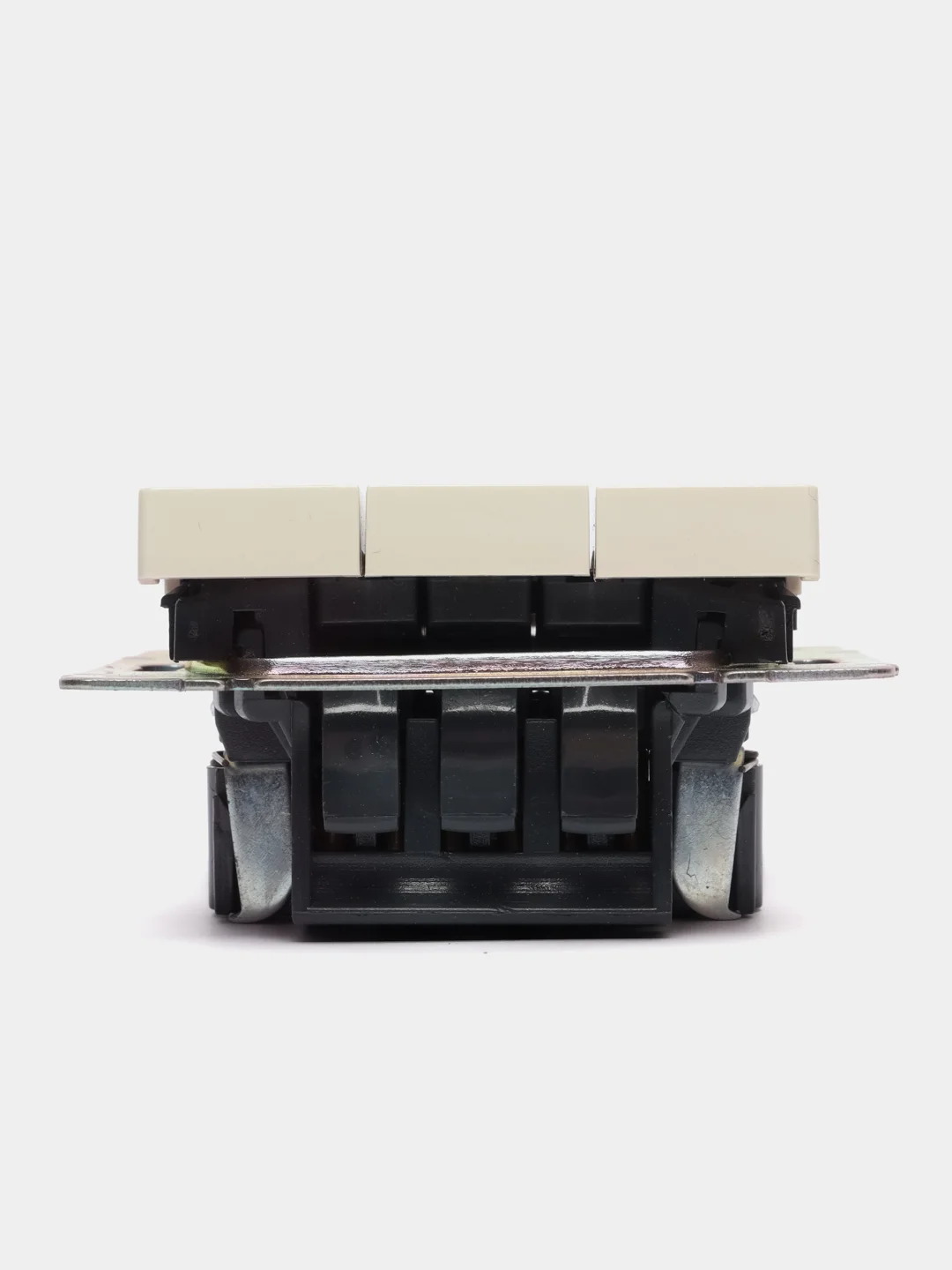 Выключатель трехклавишный слоновая кость Werkel  WL03-SW-3G-ivory W1130003