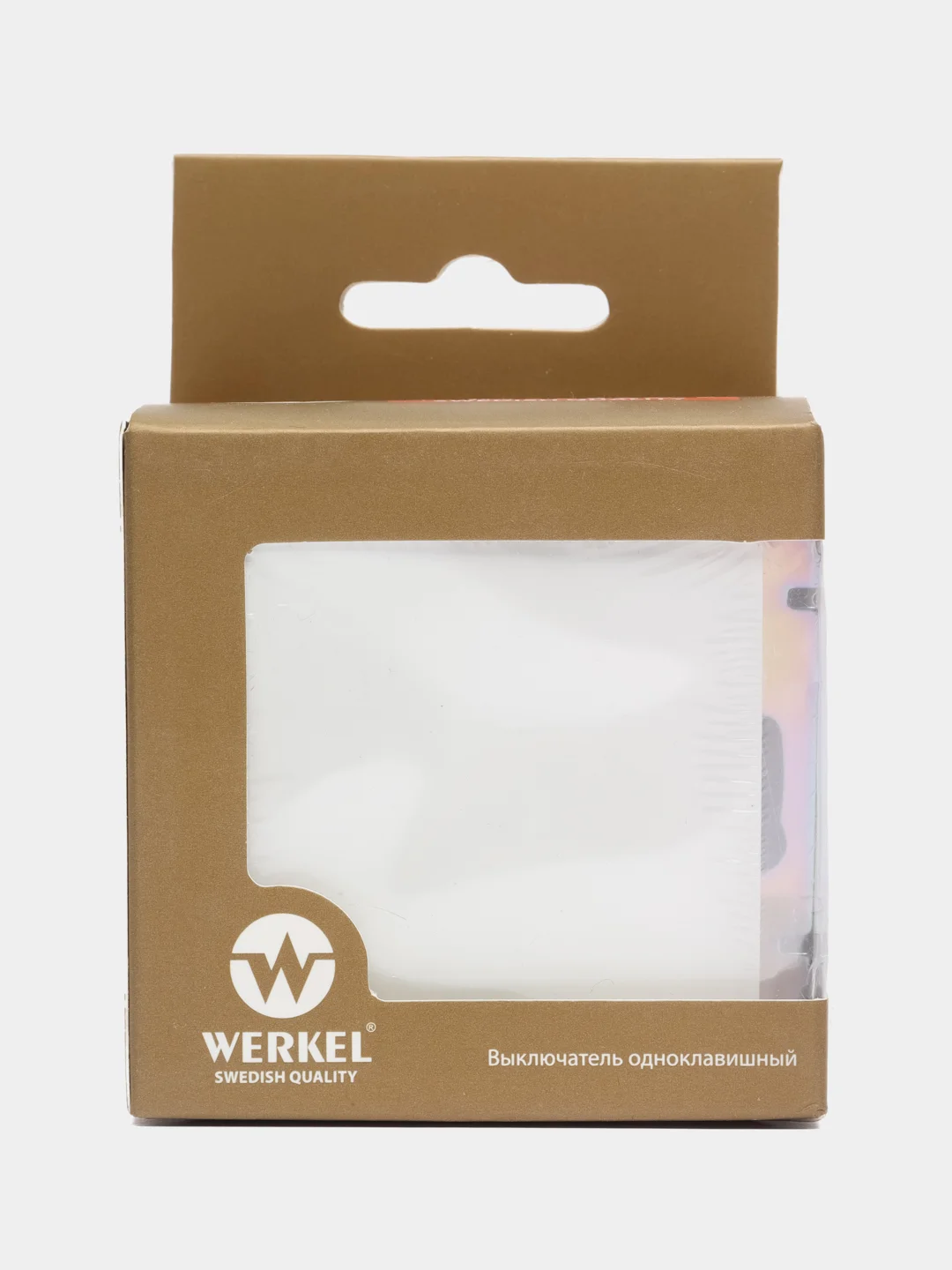 Выключатель одноклавишный белый Werkel  10А механизм  WL01-SW-1G W1110001