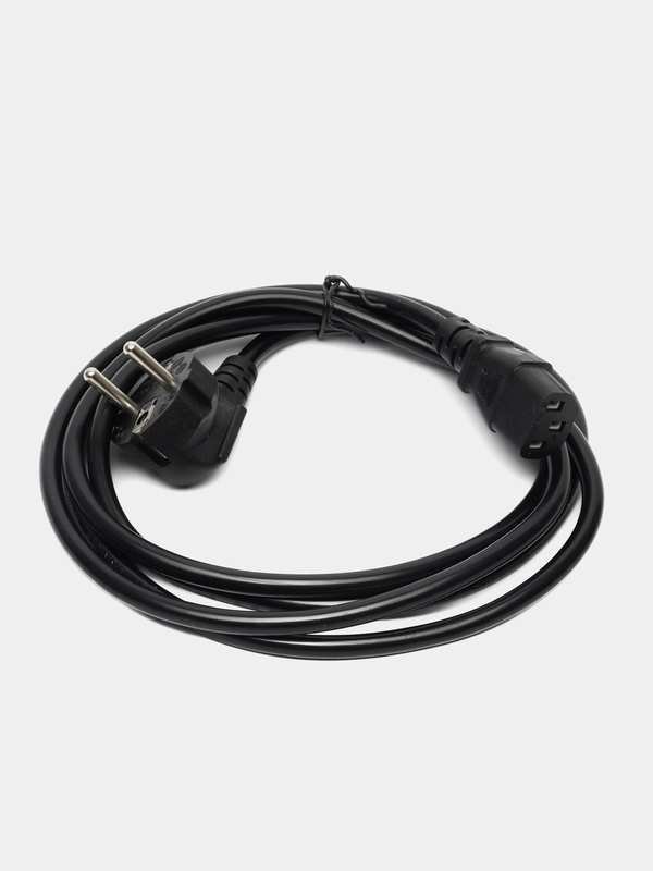 Кабель питания Exployd EX-K-1460, Schuko - C13, 2 м, черный