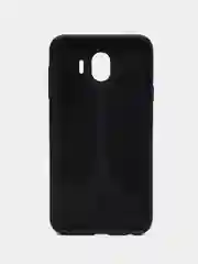 Чехол из экокожи чёрный для Samsung J4 2018
