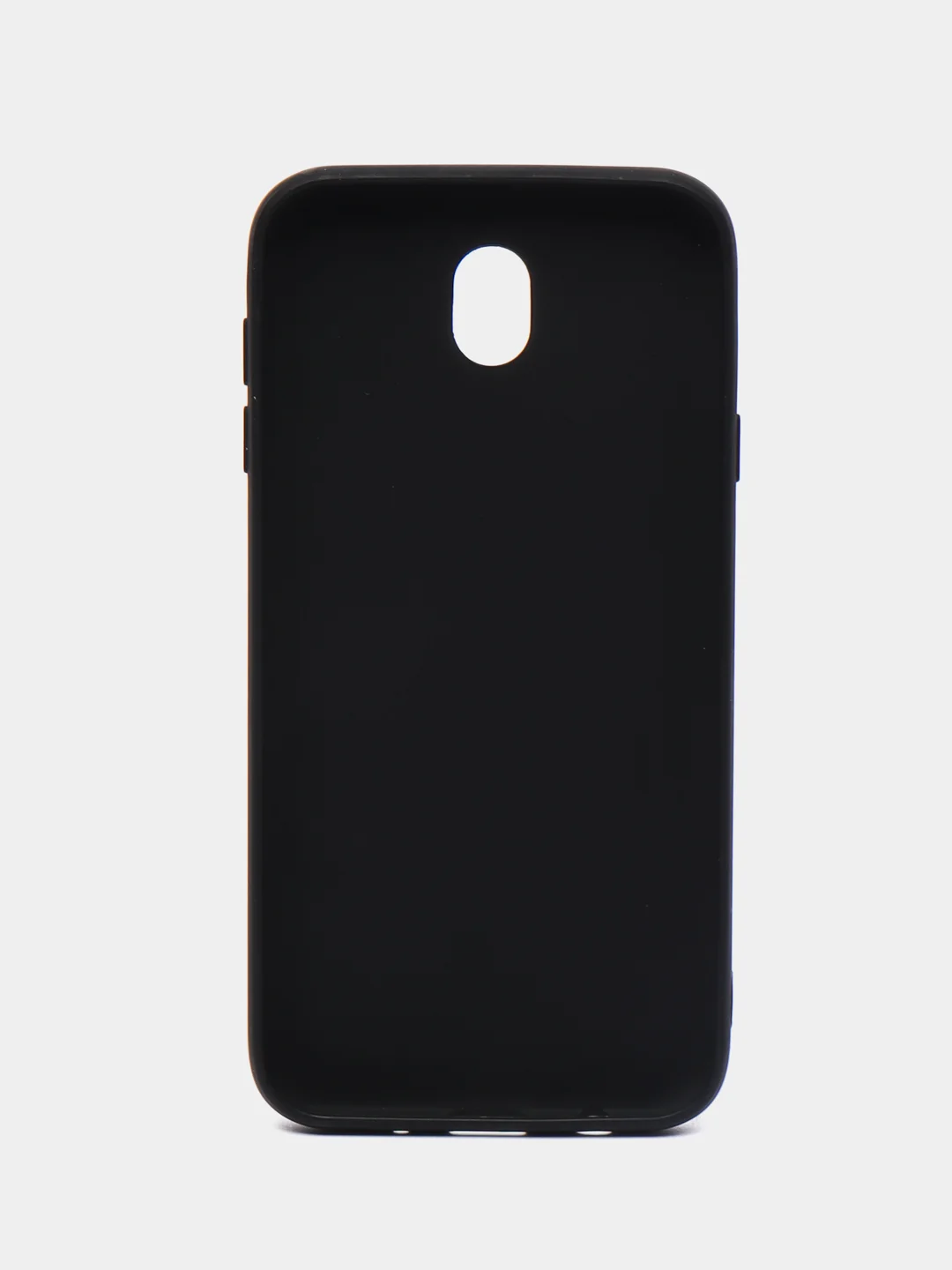 Матовый чехол чёрный для Samsung J7 2017 (J730)