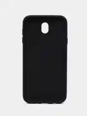 Матовый чехол чёрный для Samsung J7 2017 (J730)
