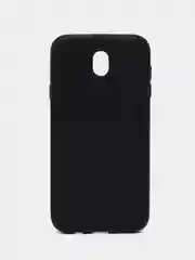 Матовый чехол чёрный для Samsung J7 2017 (J730)