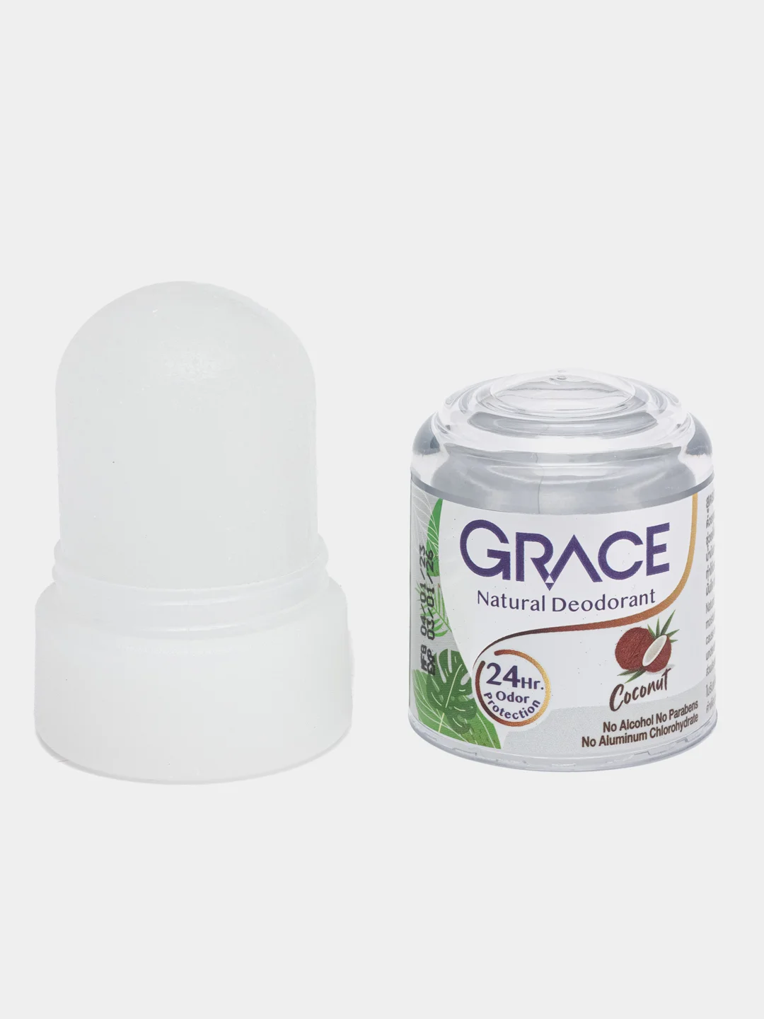 Натуральный кристаллический дезодорант GRACE(минеральный) 50 гр/ Тайская косметика