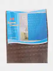 Бежевый штора для ванной комнаты 3D