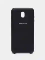 Черный чехол силикон ковер для Samsung J7 2017