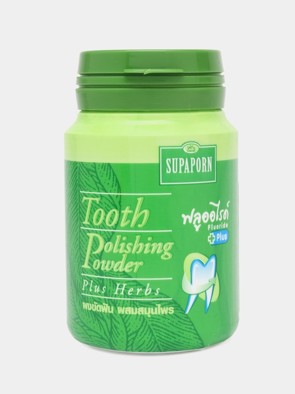 Зубной порошок на основе натуральных трав 90 гр Supaporn Tooth Polishing Powder PlusHerbs