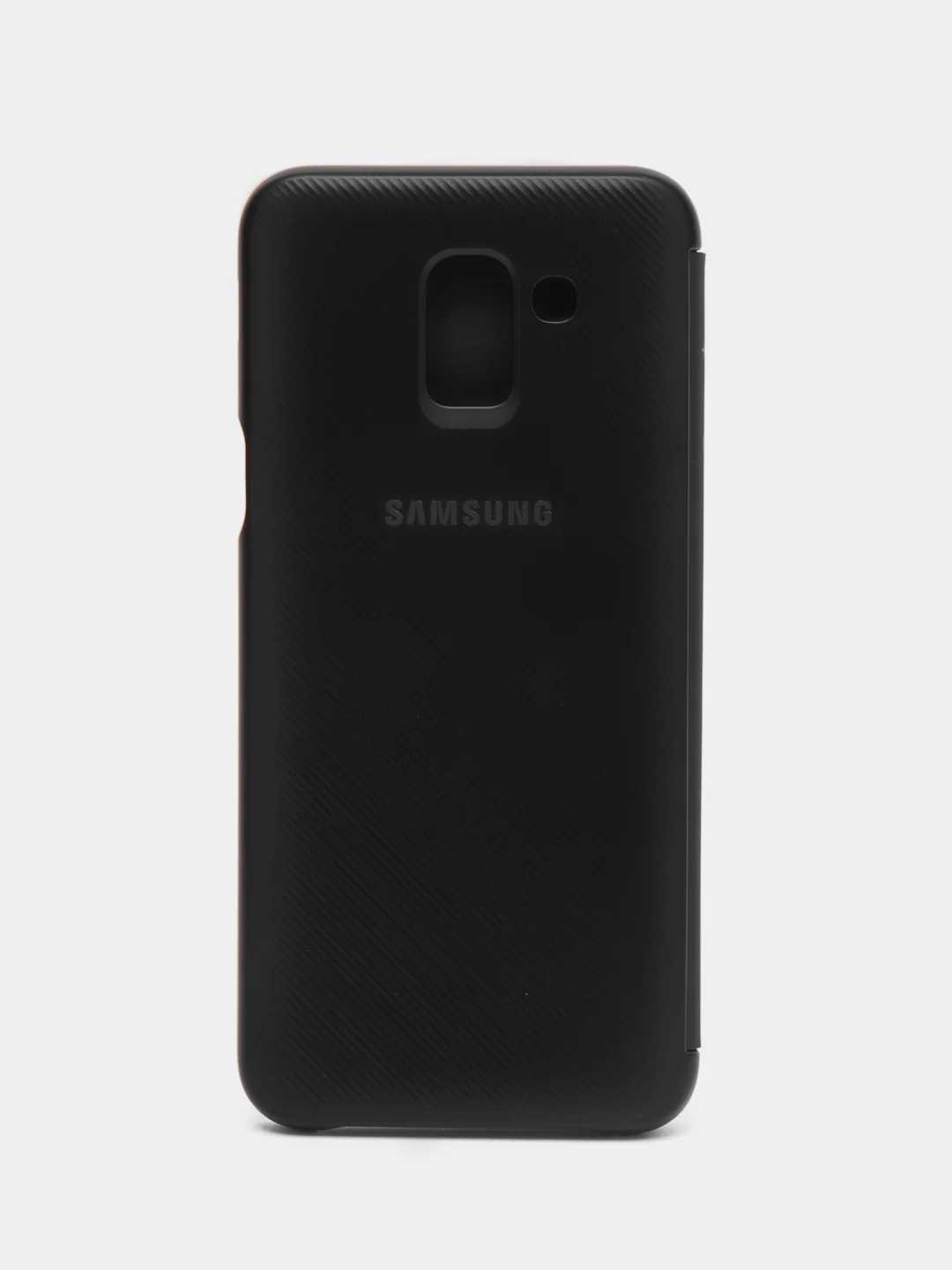 Золотой чехолкнижка с карточкой для Samsung J6 2018