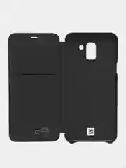 Золотой чехолкнижка с карточкой для Samsung J6 2018