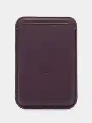Бордовый картхолдер MagSafe для iPhone / Айфон