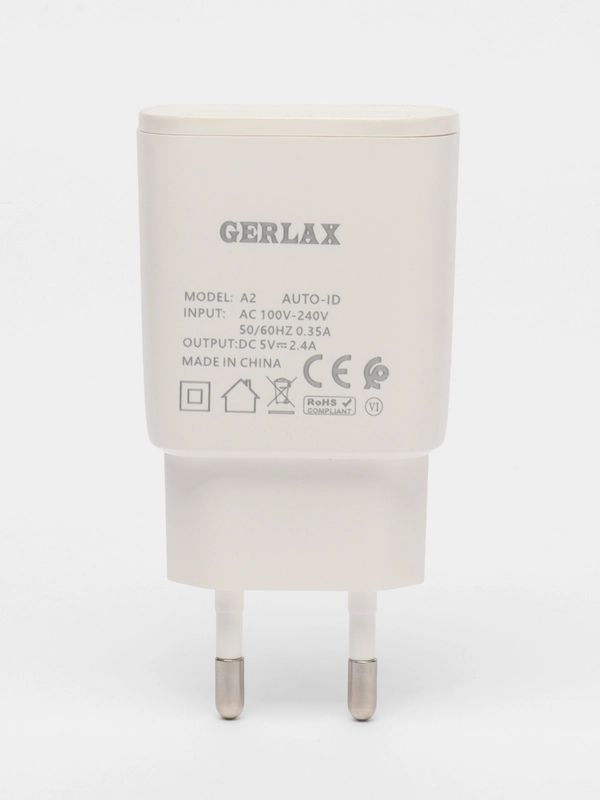 Блок питания Gerlax A2, СЗУ, 2 входа USB