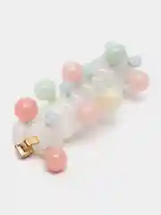 Разноцветный пружинка для волос женская. пружинка с жемчугом