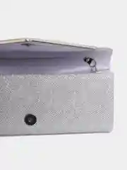 Серебряный клатч женский