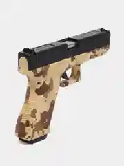 Песочный хаки пистолет Glock 18 композитный AIR SPORT GUN A1 (USE 6MM BB BULLET)