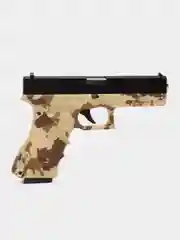 Песочный хаки пистолет Glock 18 композитный AIR SPORT GUN A1 (USE 6MM BB BULLET)
