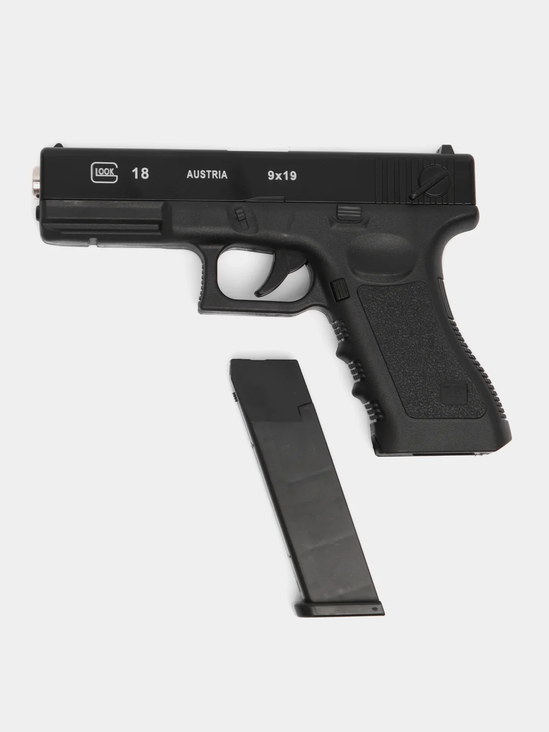 Черный пистолет Glock 18 композитный AIR SPORT GUN A1 (USE 6MM BB BULLET)