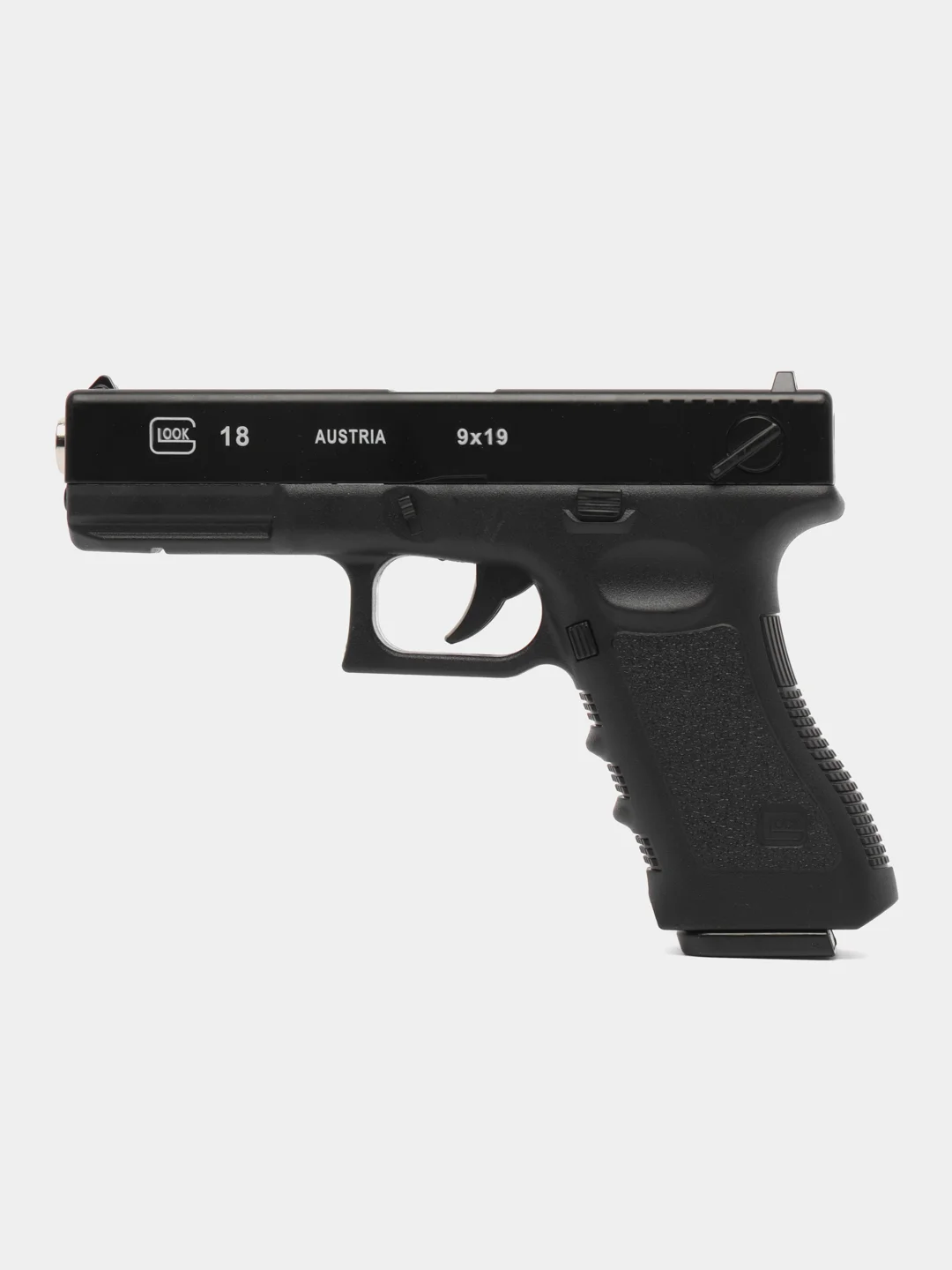 Черный пистолет Glock 18 композитный AIR SPORT GUN A1 (USE 6MM BB BULLET)