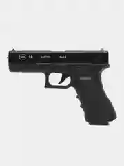 Черный пистолет Glock 18 композитный AIR SPORT GUN A1 (USE 6MM BB BULLET)