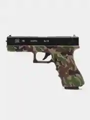 Тёмно-зелёный пистолет Glock 18 композитный AIR SPORT GUN A1 (USE 6MM BB BULLET)