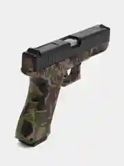 Тёмно-зелёный пистолет Glock 18 композитный AIR SPORT GUN A1 (USE 6MM BB BULLET)