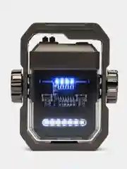 Хром зажигалка электронная, USB, импульсная