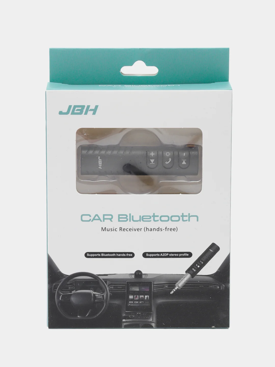 Черный блютуз-ресивер JBH AUX BT-03, для авто, черный, автомобильный AUX ресивер Bluetooth