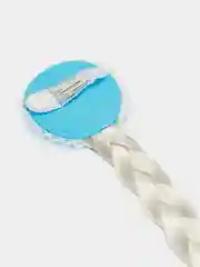 Белый детские украшения, корона с палочкой, косичка Эльзы, серьги, бусы