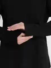 Черный костюм женский лапша