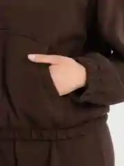 Черный костюм двойка на флисе, женский