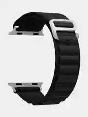 Синий ремешок для смарт-часов Apple Watch Alpine Loop "Альпийская петля", нейлоновый, 42-49 мм