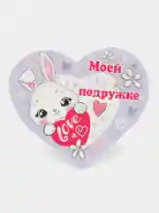 Индиго валентинка, мини-открытка двойная, парню, подружке