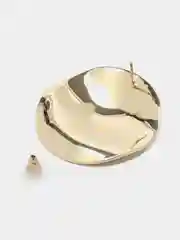 Желтый серьги крупные, бижутерия, гвоздики