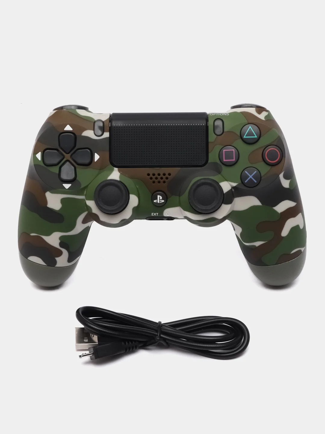 Зелёный хаки геймпад джойстик DualShock для PS4, телефона и ПК, беспроводной, сенсорный пад