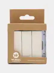 Выключатель трехклавишный слоновая кость Werkel  WL03-SW-3G-ivory W1130003