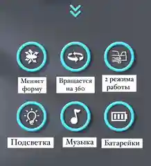Синий трансформер, крутящийся универсальный мотоцикл, легкая музыкальная игрушка