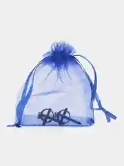 Серебряный серьги-подвески "Крестики", бижутерия висячие, унисекс